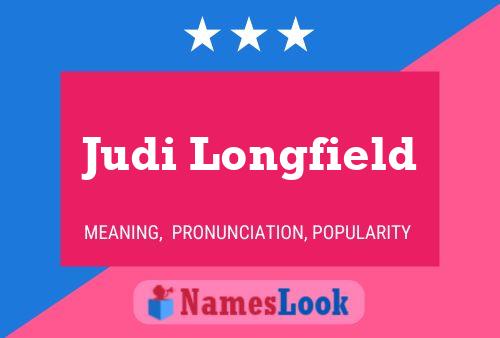 Judi Longfield 名字海报