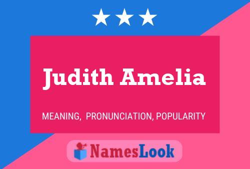 Judith Amelia 名字海报