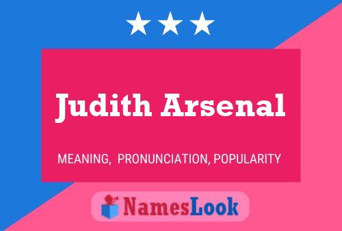 Judith Arsenal 名字海报