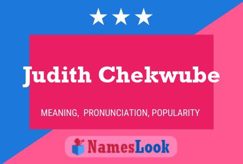 Judith Chekwube 名字海报