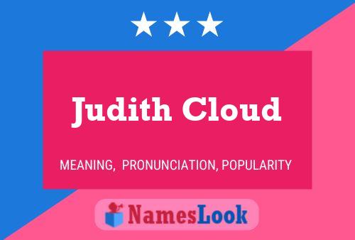 Judith Cloud 名字海报