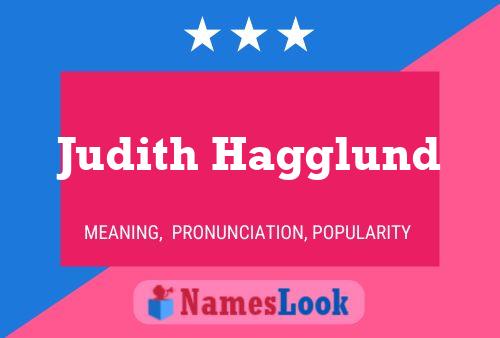 Judith Hagglund 名字海报