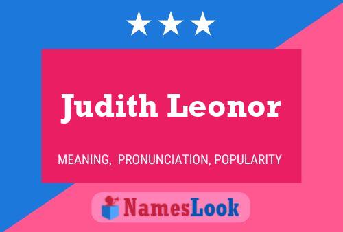 Judith Leonor 名字海报