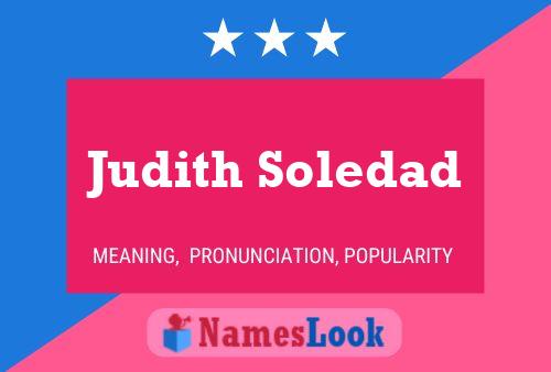 Judith Soledad 名字海报