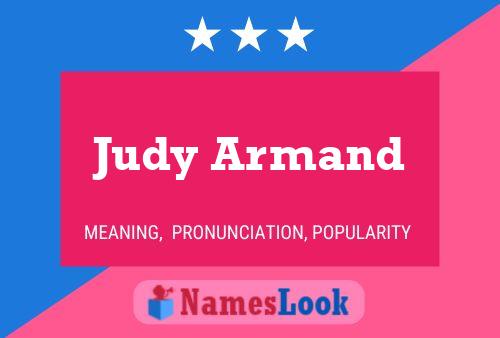 Judy Armand 名字海报