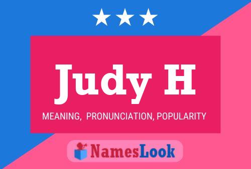 Judy H 名字海报