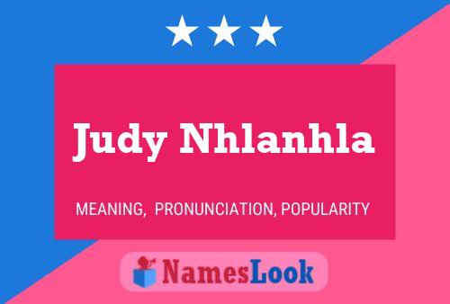 Judy Nhlanhla 名字海报