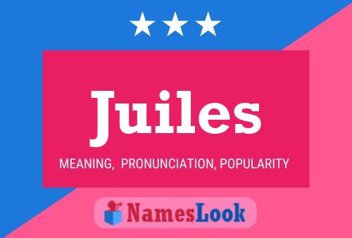 Juiles 名字海报