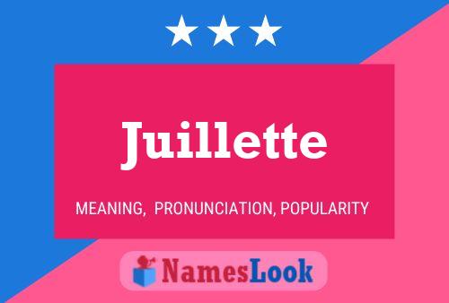 Juillette 名字海报