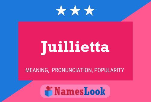 Juillietta 名字海报