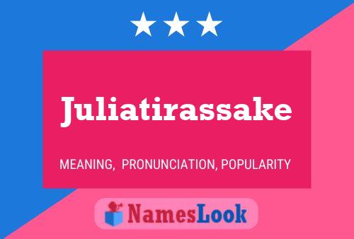 Juliatirassake 名字海报