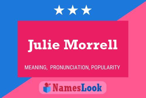 Julie Morrell 名字海报