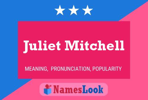 Juliet Mitchell 名字海报