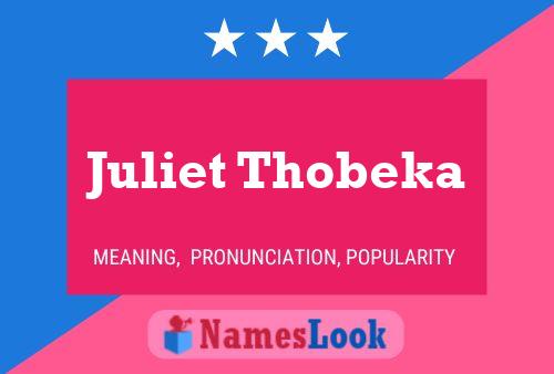 Juliet Thobeka 名字海报