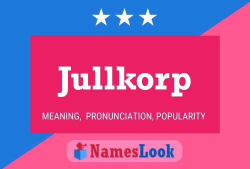 Jullkorp 名字海报