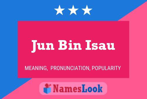 Jun Bin Isau 名字海报