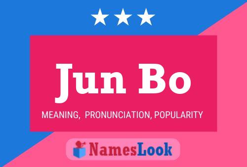 Jun Bo 名字海报