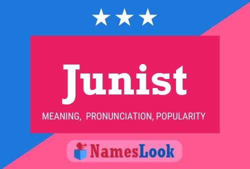 Junist 名字海报