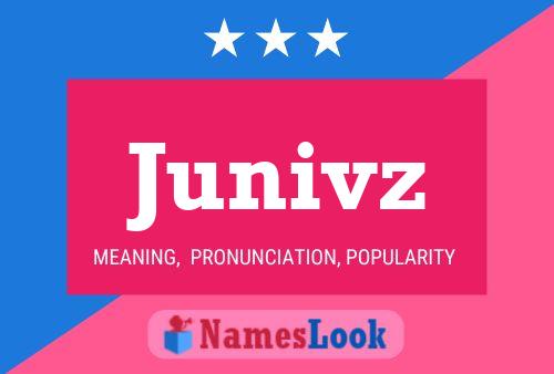 Junivz 名字海报