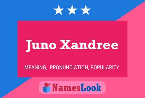 Juno Xandree 名字海报