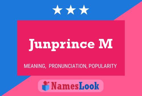 Junprince M 名字海报