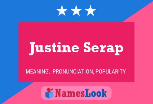 Justine Serap 名字海报