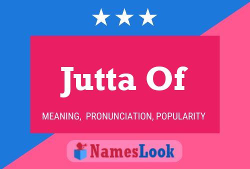 Jutta Of 名字海报