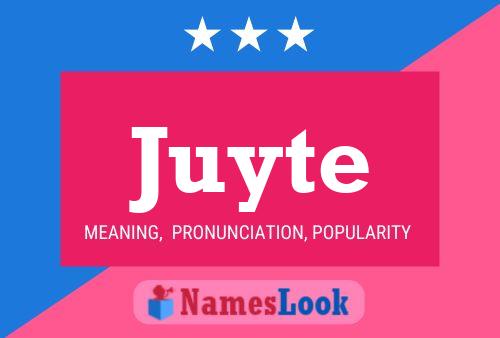 Juyte 名字海报