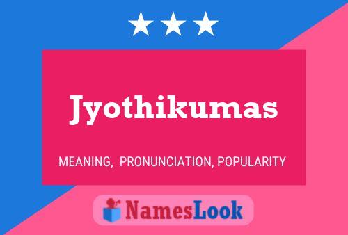 Jyothikumas 名字海报