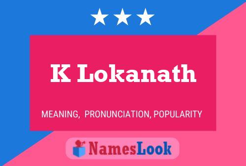 K Lokanath 名字海报