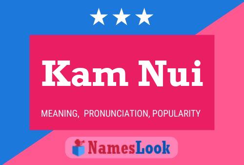 Kam Nui 名字海报