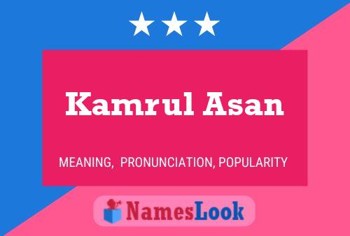 Kamrul Asan 名字海报