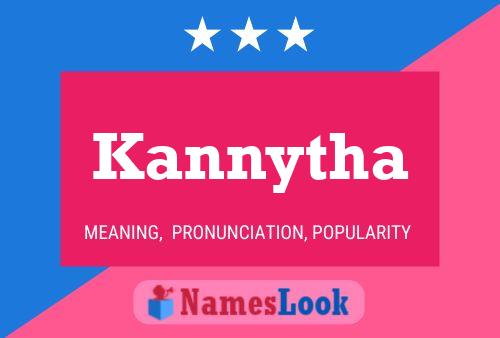 Kannytha 名字海报