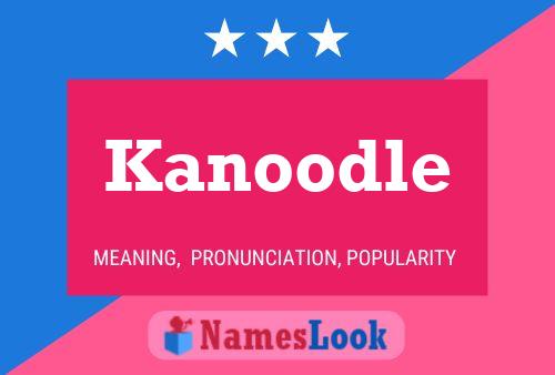 Kanoodle 名字海报