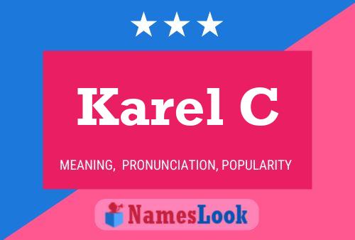 Karel C 名字海报