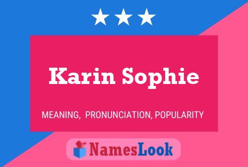 Karin Sophie 名字海报