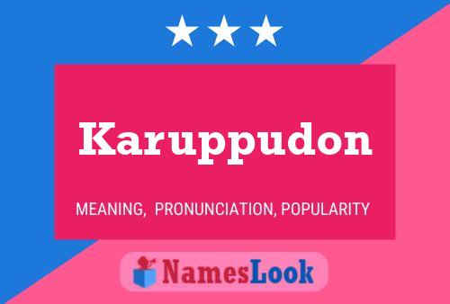 Karuppudon 名字海报