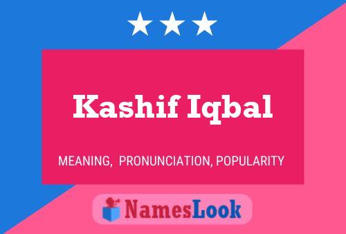 Kashif Iqbal 名字海报