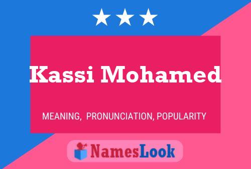 Kassi Mohamed 名字海报