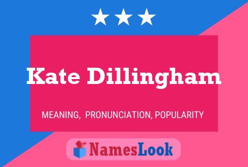 Kate Dillingham 名字海报