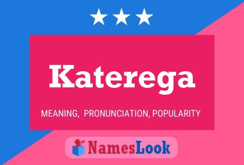 Katerega 名字海报