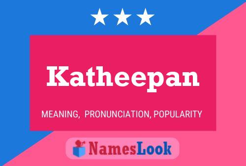 Katheepan 名字海报