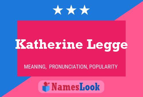 Katherine Legge 名字海报