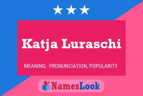 Katja Luraschi 名字海报