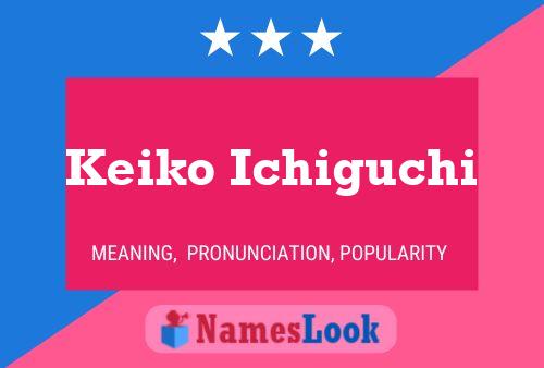 Keiko Ichiguchi 名字海报