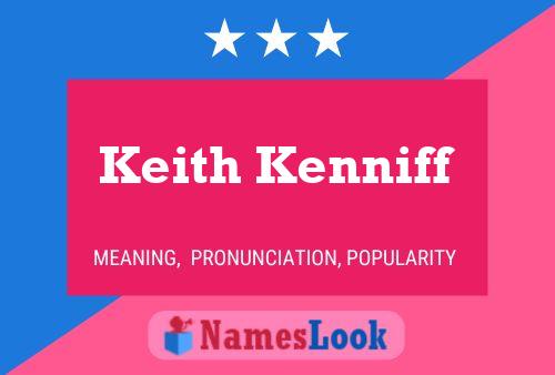 Keith Kenniff 名字海报