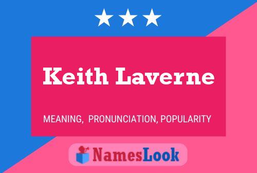 Keith Laverne 名字海报