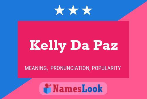 Kelly Da Paz 名字海报