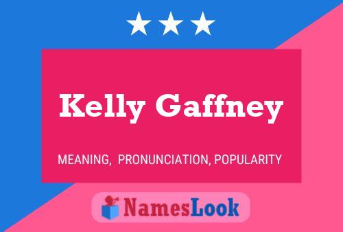 Kelly Gaffney 名字海报