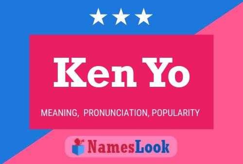 Ken Yo 名字海报